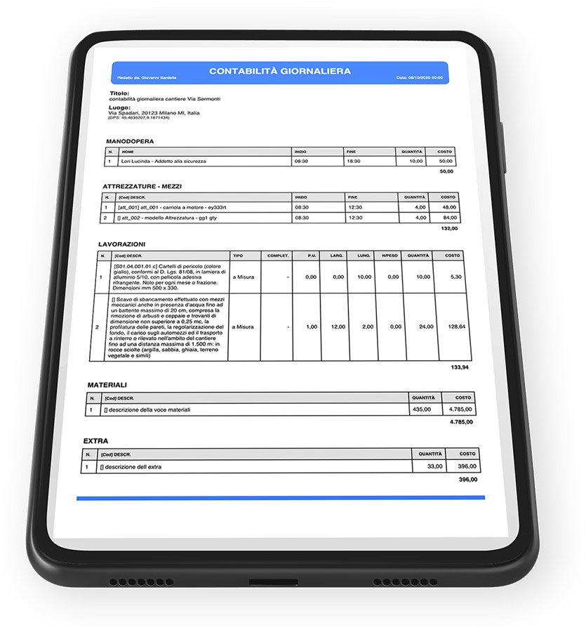 Come Build Note semplifica la contabilità di cantiere
